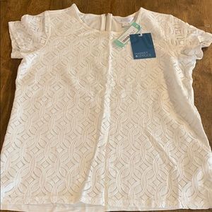 Market & Spruce Hans Crochet front top
